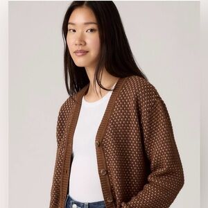 NWT Levi’s Snowflake Long Sleeve Cardigan